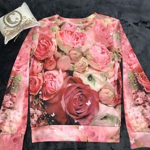 Pink Graphic Sweater